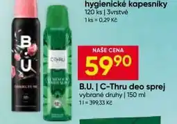 Hruška B.U. | C-Thru deo sprej nabídka