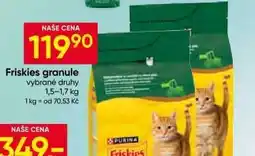 Hruška Friskies granule nabídka