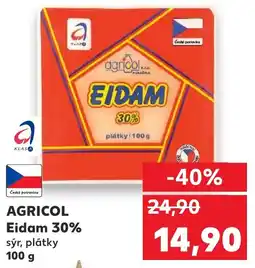 Kaufland AGRICOL Eidam 30% nabídka