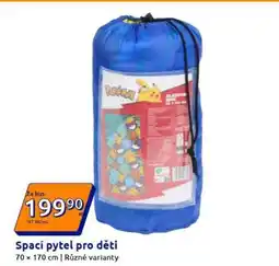 Action Spací pytel pro děti nabídka