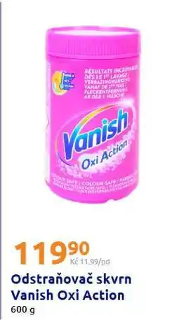 Action ODSTRAŇOVAČ SKVRN VANISH OXI ACTION nabídka