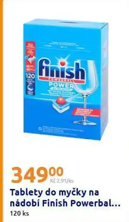 Action Tablety do myčky na nádobí Finish Powerball nabídka