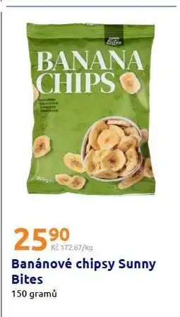 Action Banánové chipsy Sunny Bites nabídka