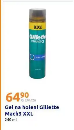 Action Gel na holení Gillette Mach3 XXL nabídka