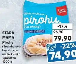 Kaufland STARÁ MAMA Pirohy nabídka