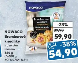Kaufland NOWACO Bramborové knedlíky nabídka