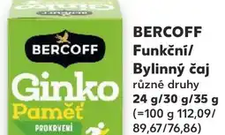 Kaufland BERCOFF Funkční/ Bylinný čaj nabídka