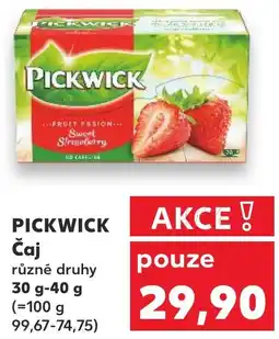 Kaufland PICKWICK Čaj nabídka