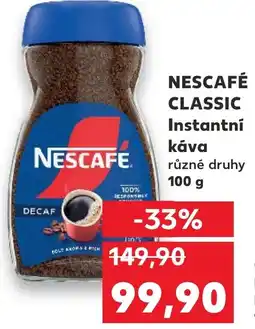 Kaufland NESCAFÉ CLASSIC Instantní Κάνα nabídka