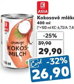 Kaufland Kokosové mléko nabídka