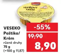 Kaufland VESEKO Paštika/ Krém nabídka