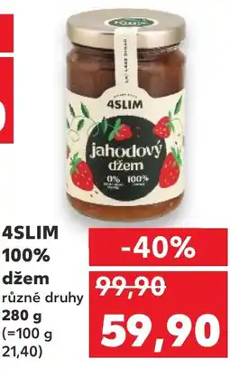Kaufland 4SLIM 100% džem nabídka