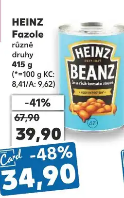 Kaufland HEINZ Fazole nabídka