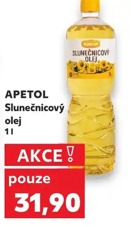 Kaufland APETOL Slunečnicový olej nabídka