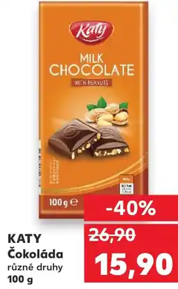 Kaufland KATY Čokoláda nabídka