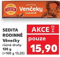 Kaufland SEDITA RODINNÉ Věnečky nabídka