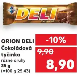 Kaufland ORION DELI Čokoládová tyčinka nabídka