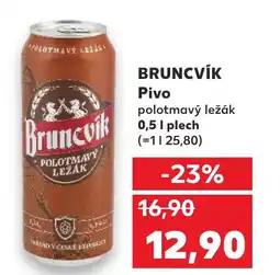 Kaufland BRUNCVÍK Pivo nabídka
