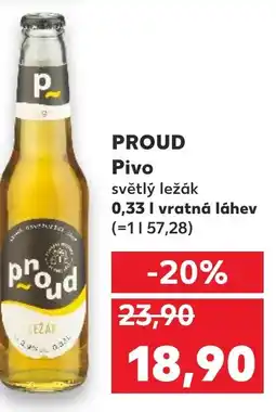 Kaufland PROUD Pivo nabídka