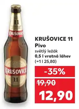 Kaufland KRUŠOVICE 11 Pivo nabídka