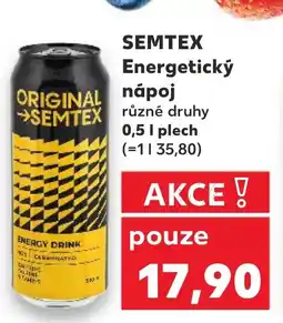 Kaufland SEMTEX Energetický nápoj nabídka