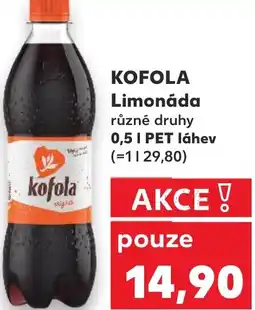 Kaufland KOFOLA Limonáda nabídka