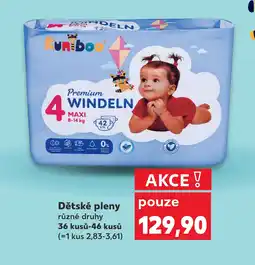 Kaufland Dětské pleny nabídka