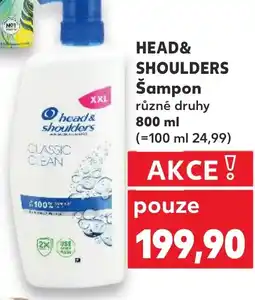 Kaufland HEAD& SHOULDERS Šampon nabídka