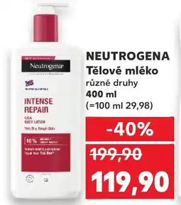 Kaufland NEUTROGENA Tělové mléko nabídka