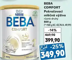 Kaufland BEBA COMFORT Pokračovací mléčná výživa nabídka