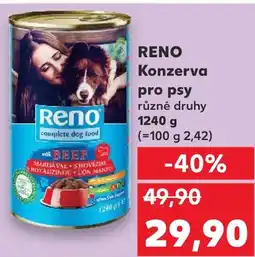 Kaufland RENO Konzerva pro psy nabídka