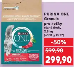 Kaufland PURINA ONE Granule pro kočky nabídka