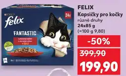 Kaufland FELIX Kapsičky pro kočky nabídka