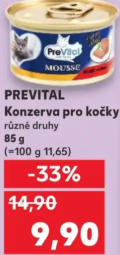 Kaufland PREVITAL Konzerva pro kočky nabídka