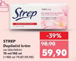 Kaufland STREP Depilační krém nabídka