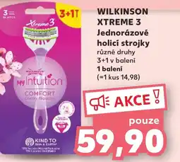 Kaufland WILKINSON XTREME 3 Jednorázové holicí strojky nabídka