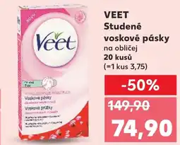 Kaufland VEET Studené voskové pásky nabídka