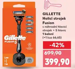 Kaufland GILLETTE Holicí strojek Fusion nabídka