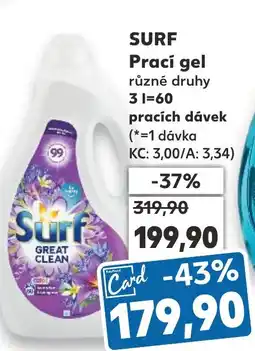 Kaufland SURF Prací gel nabídka