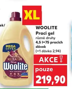 Kaufland WOOLITE Prací gel nabídka
