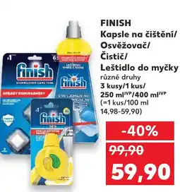 Kaufland FINISH Kapsle na čištění/ Osvěžovač/ Čistič/ Leštidlo do myčky nabídka