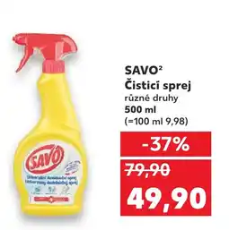 Kaufland SAVO Čisticí sprej nabídka