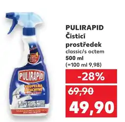 Kaufland PULIRAPID Čisticí prostředek nabídka