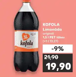 Kaufland KOFOLA Limonáda nabídka