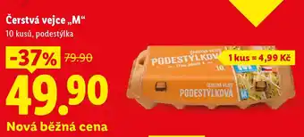 Lidl Čerstvá vejce,,M❝ nabídka