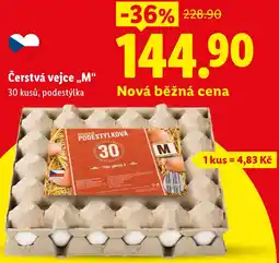 Lidl Čerstvá vejce,,M❝ nabídka