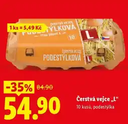 Lidl Čerstvá vejce,,L❝ nabídka