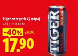 Lidl Tiger energetický nápoj nabídka