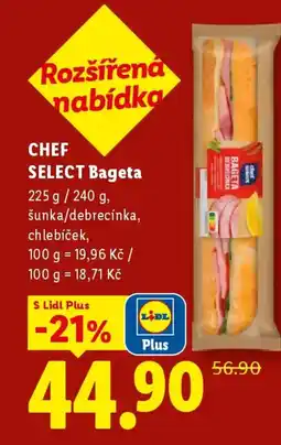 Lidl CHEF SELECT Bageta nabídka