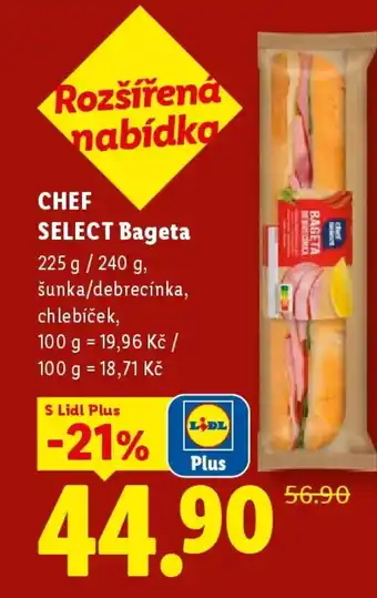 Lidl CHEF SELECT Bageta nabídka